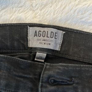 AGOLDE black denim